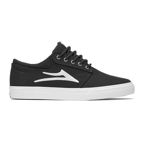 LaKai Griffin Black/White Skate Shoes Womens | Australia YR9-9241